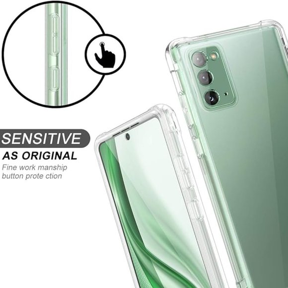 Clear Case for Samsung Galaxy Note 20 (Only) 6.7-inch Built-in screen protector - Picture 5 of 6